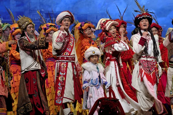 Çin Qiang etnik dans　